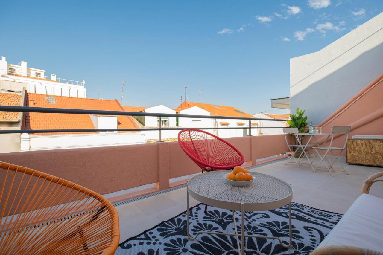Lovelystay - Sunny 1Bdr Apartment W/Terrace Lisboa Exterior foto