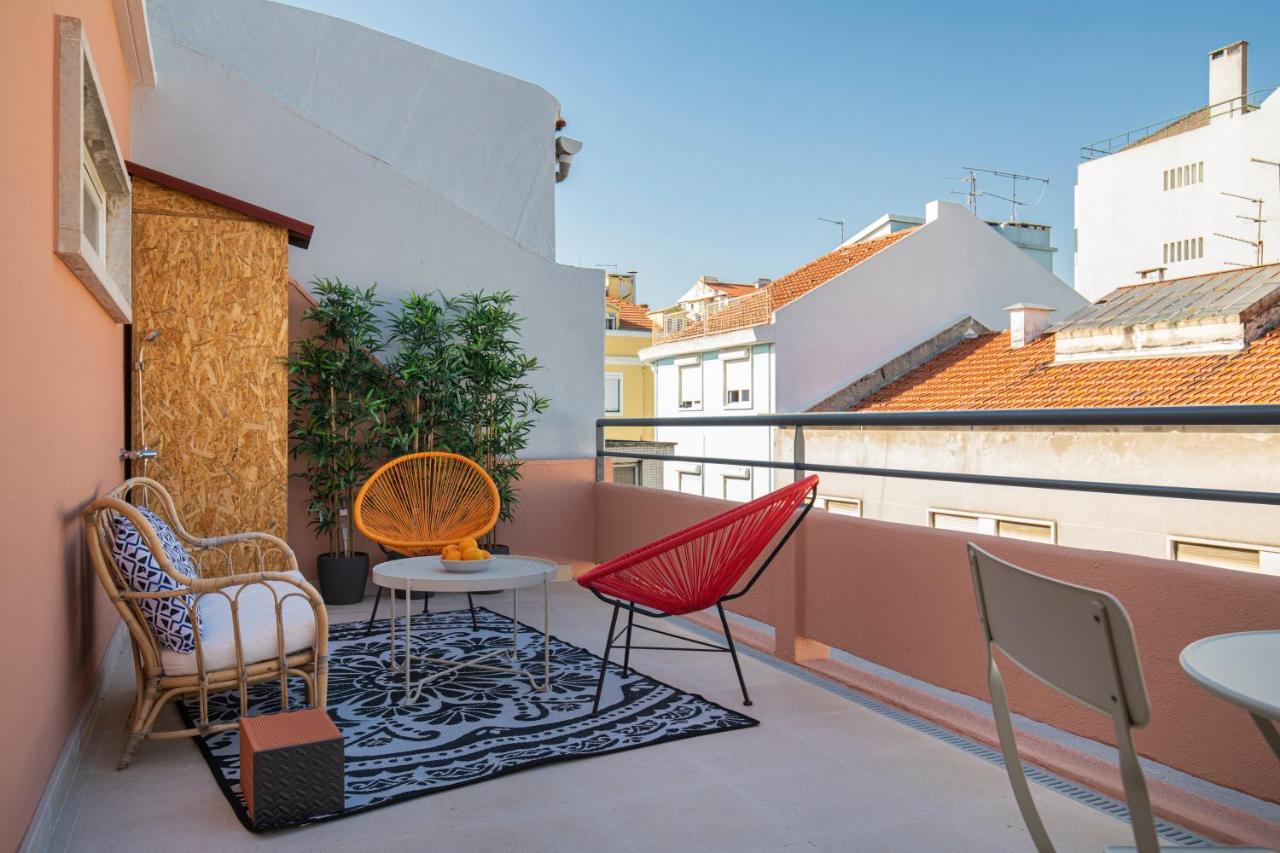 Lovelystay - Sunny 1Bdr Apartment W/Terrace Lisboa Exterior foto