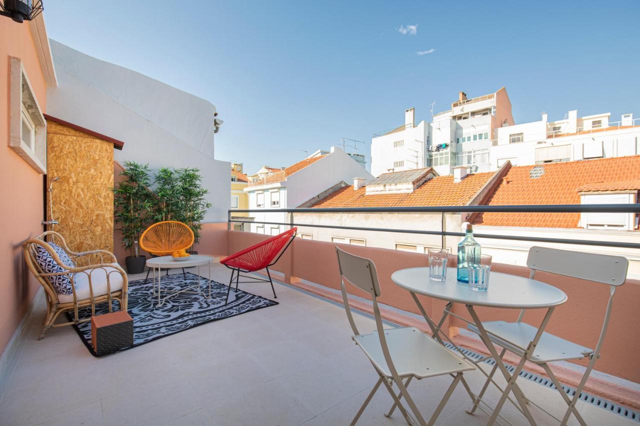 Lovelystay - Sunny 1Bdr Apartment W/Terrace Lisboa Exterior foto